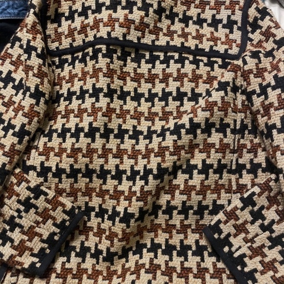 Houndstooth shawl jacket - Picture 4 of 6